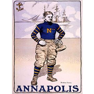Wee Blue Coo Paintings Drawing Sport Football Navy Annapolis Ship USA Art Print Poster Wall Decor 12X16 Inch Wee Blue Coo Paintings Drawing Sport Football Navy Annapolis Ship USA Art Print Poster Wall Decor 12X16 Inch