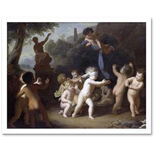 Artery8 Hendrik Van Limborch Putti Playing Painting Art Print Framed Poster Wall Decor 12x16 inch Artery8 Hendrik Van Limborch Putti Playing Painting Art Print Framed Poster Wall Decor 12x16 inch