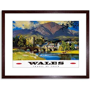 Wee Blue Coo TRAVEL TRANSPORT WALES BRITISH RAILWAYS NEW FRAMED PRINT F97X7309 Wee Blue Coo TRAVEL TRANSPORT WALES BRITISH RAILWAYS NEW FRAMED PRINT F97X7309