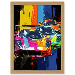 Artery8 Sport Racing Cars Vibrant Supercar Race Mancave Gift for Him Artwork Framed A3 Wall Art Print Artery8 Sport Racing Cars Vibrant Supercar Race Mancave Gift for Him Artwork Framed A3 Wall Art Print