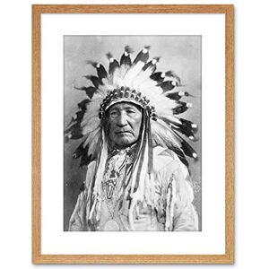 Wee Blue Coo Photo Native American Indian Mountain Chief Framed Wall Art Print Wee Blue Coo Photo Native American Indian Mountain Chief Framed Wall Art Print