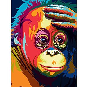 Wee Blue Coo Orangutan Illustration Colourful Art Print Poster Wall Decor 12X16 Inch Wee Blue Coo Orangutan Illustration Colourful Art Print Poster Wall Decor 12X16 Inch