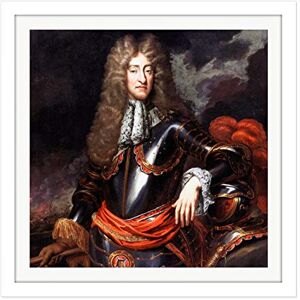 Fine Art Prints Anonymous Portrait King James II England Painting Square Wooden Framed Wall Art Print Picture 16X16 Inch Fine Art Prints Anonymous Portrait King James II England Painting Square Wooden Framed Wall Art Print Picture 16X16 Inch
