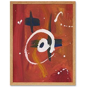 Artery8 Hendo Tanuki Abstract Painting Circle Cross B Art Print Framed Poster Wall Decor 12x16 inch Artery8 Hendo Tanuki Abstract Painting Circle Cross B Art Print Framed Poster Wall Decor 12x16 inch