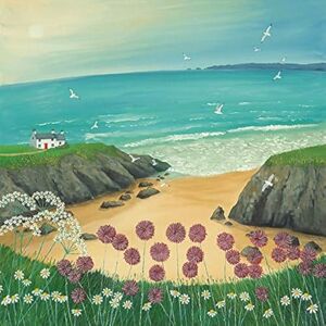 Jo Grundy (Ocean Breeze) Canvas Print, 40L x 40W cm Jo Grundy (Ocean Breeze) Canvas Print, 40L x 40W cm