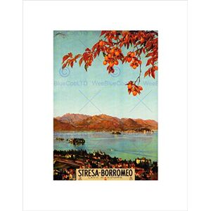 Wee Blue Coo TRAVEL STRESA BORROMEO LAKE MAGGIORE ITALY BEAUTIFULAD FRAMED ART PRINT B12X1715 Wee Blue Coo TRAVEL STRESA BORROMEO LAKE MAGGIORE ITALY BEAUTIFULAD FRAMED ART PRINT B12X1715
