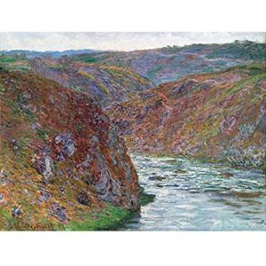 Fine Art Prints Claude Monet Valley Of The Creuse Grey Day Großer Kunstdruck auf Leinwand, Premium-Poster, Wandbild Fine Art Prints Claude Monet Valley Of The Creuse Grey Day Großer Kunstdruck auf Leinwand, Premium-Poster, Wandbild