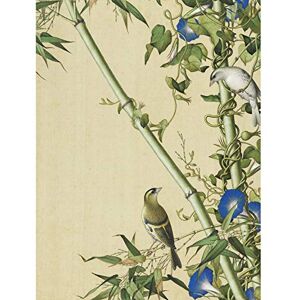 Fine Art Prints Castiglione Wandposter mit Bambus-Baum, Vögeln, großes Wandbild Fine Art Prints Castiglione Wandposter mit Bambus-Baum, Vögeln, großes Wandbild