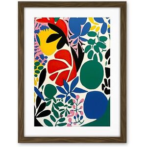 Artery8 Botanical Garden Henri Matisse Inspired Acrylic Painting Abstract Bright Shapes Artwork Framed Wall Art Print 18X24 Inch Artery8 Botanical Garden Henri Matisse Inspired Acrylic Painting Abstract Bright Shapes Artwork Framed Wall Art Print 18X24 Inch