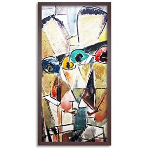Fine Art Prints Maurer Two Heads American Modernist Painting Abstract Long Framed Art Print Wall Poster 25x12 inch Fine Art Prints Maurer Two Heads American Modernist Painting Abstract Long Framed Art Print Wall Poster 25x12 inch