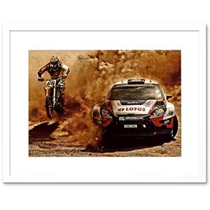 Wee Blue Coo Sport Motocross Bike Rally Car Dirt Race Framed Wall Art Print Wee Blue Coo Sport Motocross Bike Rally Car Dirt Race Framed Wall Art Print