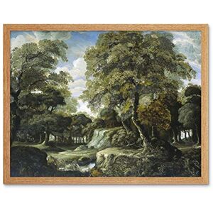 Artery8 Jan Van Der Heyden View In The Woods Painting Art Print Framed Poster Wall Decor 12x16 inch Artery8 Jan Van Der Heyden View In The Woods Painting Art Print Framed Poster Wall Decor 12x16 inch