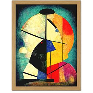 Doppelganger33 LTD Colourful Kandinsky Inspired Abstract Painting Artwork Framed Wall Art Print 18X24 inch Doppelganger33 LTD Colourful Kandinsky Inspired Abstract Painting Artwork Framed Wall Art Print 18X24 inch