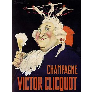 Wee Blue Coo Advert Drink Alcohol Victor Cliquot Champagne France Art Print Poster Wall Decor 12X16 Inch Wee Blue Coo Advert Drink Alcohol Victor Cliquot Champagne France Art Print Poster Wall Decor 12X16 Inch