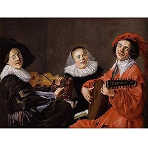 Artery8 Judith Leyster The Concert Musician 1633 Painting Unframed Wall Art Print Poster Home Decor Premium Artery8 Judith Leyster The Concert Musician 1633 Painting Unframed Wall Art Print Poster Home Decor Premium