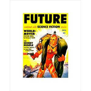 Wee Blue Coo SCI FI FUTURE MAGAZINE SPACE BABE COMIC NEW BLACK FRAMED ART PRINT B12X11240 Wee Blue Coo SCI FI FUTURE MAGAZINE SPACE BABE COMIC NEW BLACK FRAMED ART PRINT B12X11240