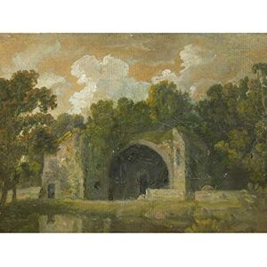 Artery8 Attributed Thomas Churchyard Ruins In A Landscape Painting Extra Large XL Wall Art Poster Print Artery8 Attributed Thomas Churchyard Ruins In A Landscape Painting Extra Large XL Wall Art Poster Print