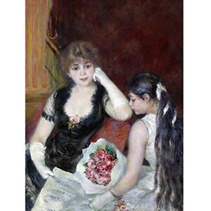 Artery8 Renoir A Box At Theater At The Concert 1880 Painting Premium Wall Art Canvas Print 18X24 Inch Artery8 Renoir A Box At Theater At The Concert 1880 Painting Premium Wall Art Canvas Print 18X24 Inch