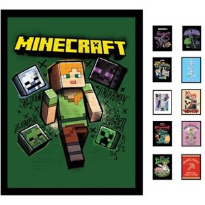 Pyramid Minecraft (Alex) Collector Print (Framed) 30cm x 40cm A Stunning Artwork to Enhance Your Collection or Living Space, One Size Pyramid Minecraft (Alex) Collector Print (Framed) 30cm x 40cm A Stunning Artwork to Enhance Your Collection or Living Space, One Size
