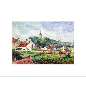 Wee Blue Coo PAINTING LANDSCAPE RURAL VILLAGE PISSARRO KNOCKE FRAMED ART PRINT B12X12673 Wee Blue Coo PAINTING LANDSCAPE RURAL VILLAGE PISSARRO KNOCKE FRAMED ART PRINT B12X12673