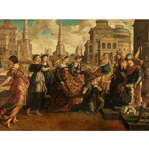 Artery8 Van Scorel Solomon Queen Sheba Large Wall Art Poster Print Thick Paper 18X24 Inch Artery8 Van Scorel Solomon Queen Sheba Large Wall Art Poster Print Thick Paper 18X24 Inch