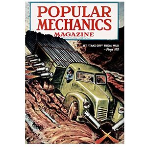 Wee Blue Coo Science Magazine Cover Popular Mechanics Truck Rocket Jet Wall Art Print Wee Blue Coo Science Magazine Cover Popular Mechanics Truck Rocket Jet Wall Art Print