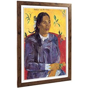 Big Box Art Framed Print of Paul Gauguin Seated Woman 3 Design Wall Art Picture Home Decor for Kitchen, Living, Dining Room, Bedroom, Hallway, Office, Walnut, A2 / 24.5x18 Inch / 62x45cm Big Box Art Framed Print of Paul Gauguin Seated Woman 3 Design Wall Art Picture Home Decor for Kitchen, Living, Dining Room, Bedroom, Hallway, Office, Walnut, A2 / 24.5x18 Inch / 62x45cm