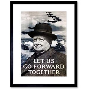 Wee Blue Coo War Churchill Winston Military Victory UK Britain WW2 Framed Wall Art Print Wee Blue Coo War Churchill Winston Military Victory UK Britain WW2 Framed Wall Art Print