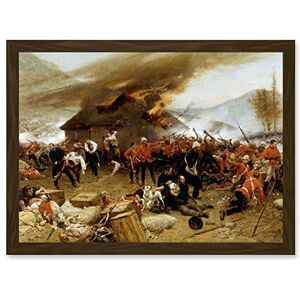 Artery8 De Neuville Defence Rorke's Drift Painting Britain Military Artwork Framed Wall Art Print A4 Artery8 De Neuville Defence Rorke's Drift Painting Britain Military Artwork Framed Wall Art Print A4