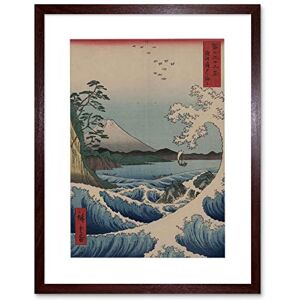 Wee Blue Coo Utagawa Japanese Sea Off Satta Old Painting Picture Framed Wall Art Print Wee Blue Coo Utagawa Japanese Sea Off Satta Old Painting Picture Framed Wall Art Print