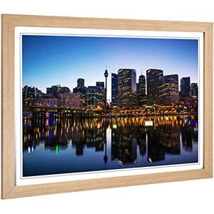 Big Box Art Framed Print of Sydney Australia Skyline 2 Design Wall Art Picture Home Decor for Kitchen, Living, Dining Room, Bedroom, Hallway, Office, Oak, A2 / 24.5x18 Inch / 62x45cm Big Box Art Framed Print of Sydney Australia Skyline 2 Design Wall Art Picture Home Decor for Kitchen, Living, Dining Room, Bedroom, Hallway, Office, Oak, A2 / 24.5x18 Inch / 62x45cm