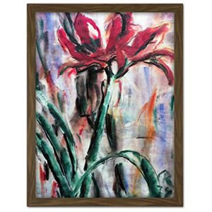 Fine Art Prints Rohlfs Amaryllis Flower Painting Large Framed Art Print Poster Wall Decor 18x24 in Fine Art Prints Rohlfs Amaryllis Flower Painting Large Framed Art Print Poster Wall Decor 18x24 in