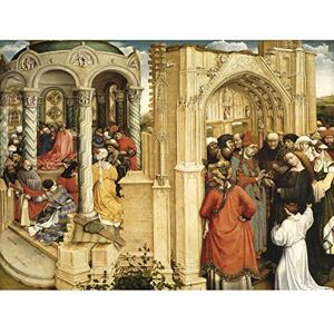 Fine Art Prints Campin The Betrothal Virgin Biblical Painting Large Print Poster Wall Art Decor Picture Fine Art Prints Campin The Betrothal Virgin Biblical Painting Large Print Poster Wall Art Decor Picture