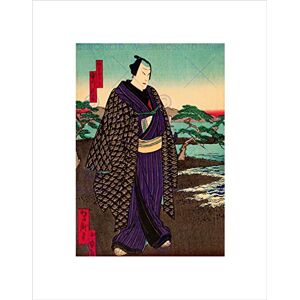 Wee Blue Coo Cultural Abstract Japan Shogun Yoshitaki Wall Art Print Wee Blue Coo Cultural Abstract Japan Shogun Yoshitaki Wall Art Print