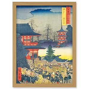 Artery8 Asakusa Fair Edo Province Utagawa Hiroshige Japanese Woodblock Artwork Framed Wall Art Print A4 Artery8 Asakusa Fair Edo Province Utagawa Hiroshige Japanese Woodblock Artwork Framed Wall Art Print A4
