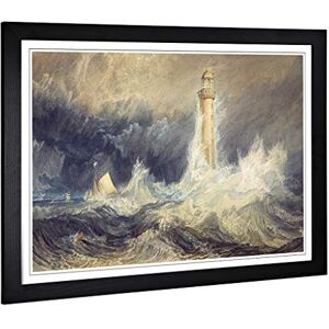 Big Box Art Framed Print of Joseph Mallord William Turner Bell Rock Lighthouse Design Wall Art Picture Home Decor for Kitchen, Living Room, Bedroom, Office, Black, A2 / 24.5x18 Inch / 62x45cm Big Box Art Framed Print of Joseph Mallord William Turner Bell Rock Lighthouse Design Wall Art Picture Home Decor for Kitchen, Living Room, Bedroom, Office, Black, A2 / 24.5x18 Inch / 62x45cm