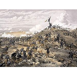 Fine Art Prints Simpson Crimean War French Attack Malakoff 1855 Illustration Art Print Canvas Premium Wall Decor Poster Mural Fine Art Prints Simpson Crimean War French Attack Malakoff 1855 Illustration Art Print Canvas Premium Wall Decor Poster Mural
