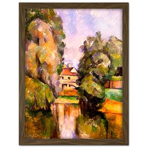 Fine Art Prints Paul Cezanne Country House By A River Large Framed Art Print Poster Wall Decor 18x24 Fine Art Prints Paul Cezanne Country House By A River Large Framed Art Print Poster Wall Decor 18x24