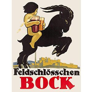 Wee Blue Coo Advert Feldschlosschen Bock Beer Swiss Goat Kid Art Print Poster Wall Decor 12X16 Inch Wee Blue Coo Advert Feldschlosschen Bock Beer Swiss Goat Kid Art Print Poster Wall Decor 12X16 Inch