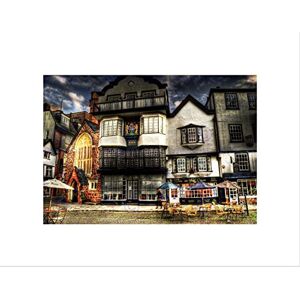 Wee Blue Coo PHOTO CITYSCAPE EXETER DEVON ENGLAND CATHEDRAL CLOSE FRAMED ART PRINT B12X13018 Wee Blue Coo PHOTO CITYSCAPE EXETER DEVON ENGLAND CATHEDRAL CLOSE FRAMED ART PRINT B12X13018