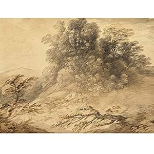 Artery8 Gainsborough Landscape With Clump Trees On Hillock Painting Art Print Canvas Premium Wall Decor Poster Mural Artery8 Gainsborough Landscape With Clump Trees On Hillock Painting Art Print Canvas Premium Wall Decor Poster Mural