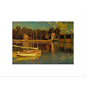 Wee Blue Coo Claude Monet Bridge At Argenteuil Old Master Wall Art Print Wee Blue Coo Claude Monet Bridge At Argenteuil Old Master Wall Art Print