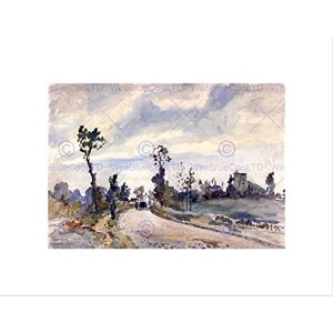 Wee Blue Coo PAINTING LANDSCAPE RURAL PISSARRO ROUTE DE SAINT GERMAIN FRAMED PRINT B12X12668 Wee Blue Coo PAINTING LANDSCAPE RURAL PISSARRO ROUTE DE SAINT GERMAIN FRAMED PRINT B12X12668