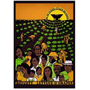 Wee Blue Coo Ad United Farm Workers Grape Lettuce Boycott Picture Wall Art Print Wee Blue Coo Ad United Farm Workers Grape Lettuce Boycott Picture Wall Art Print