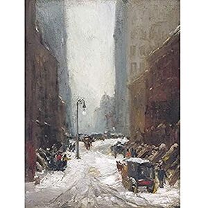 Fine Art Prints Henri Snow In New York City Street Winter Painting Unframed Wall Art Print Poster Home Decor Premium Fine Art Prints Henri Snow In New York City Street Winter Painting Unframed Wall Art Print Poster Home Decor Premium