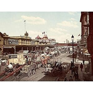 Artery8 New York West Street 1901 Vintage Photo Unframed Wall Art Print Poster Home Decor Premium Artery8 New York West Street 1901 Vintage Photo Unframed Wall Art Print Poster Home Decor Premium