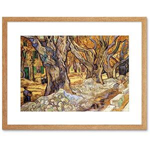 Wee Blue Coo Van Gogh Large Plane Trees 1889 Old Master Framed Wall Art Print Wee Blue Coo Van Gogh Large Plane Trees 1889 Old Master Framed Wall Art Print