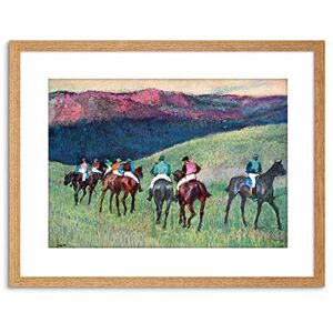 Wee Blue Coo Painting Degas Horse Racing Training Framed Wall Art Print Wee Blue Coo Painting Degas Horse Racing Training Framed Wall Art Print