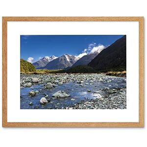 Wee Blue Coo Photo Landscape Mountains New Zealand River Scenic Framed Wall Art Print Wee Blue Coo Photo Landscape Mountains New Zealand River Scenic Framed Wall Art Print