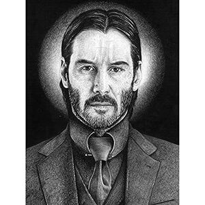 Wee Blue Coo Wick Keanu Reeves Assassin Wayne Maguire Unframed Art Print Poster Wall Decor 12X16 Inch Wee Blue Coo Wick Keanu Reeves Assassin Wayne Maguire Unframed Art Print Poster Wall Decor 12X16 Inch